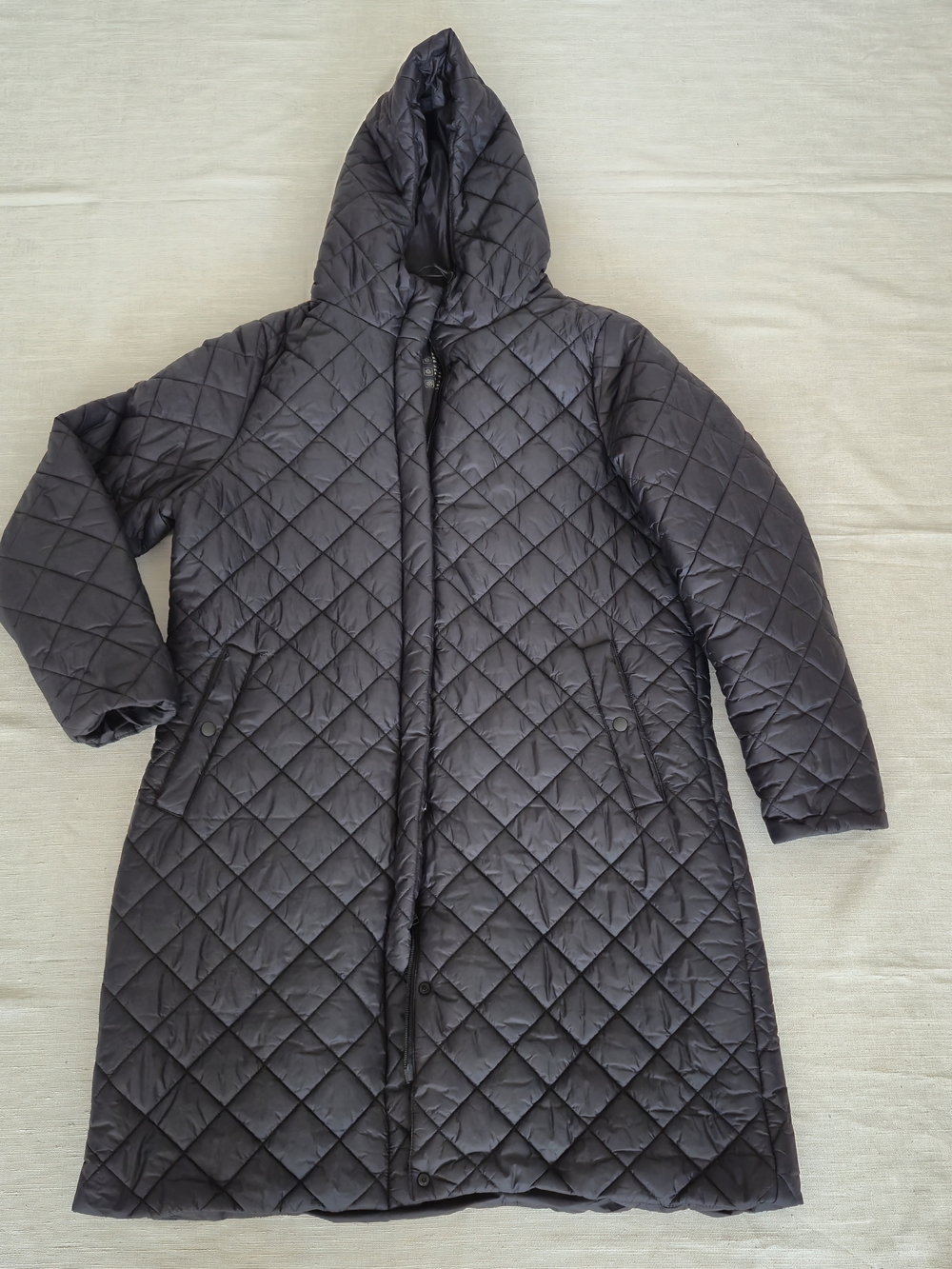 Simons Black Quilted Thinsulate Parka Jacket Coat,  Women XXL